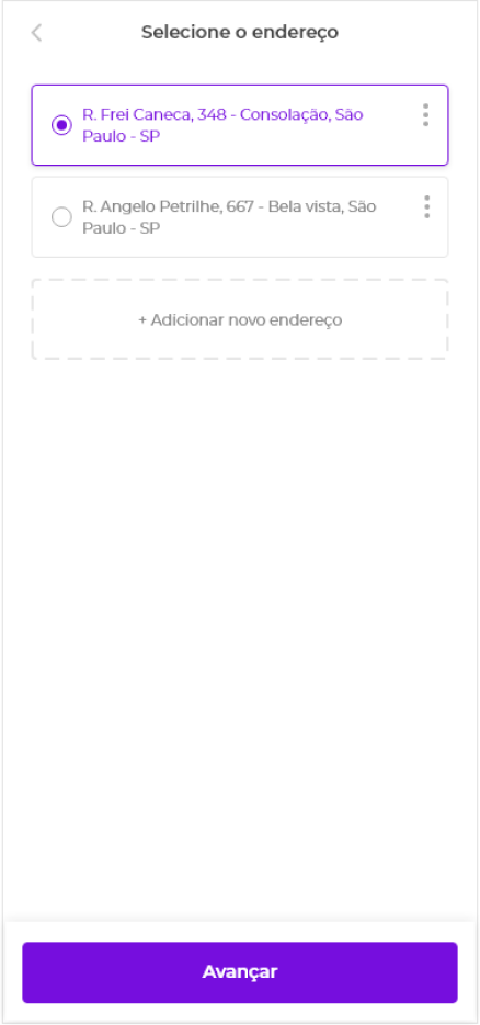 App screen